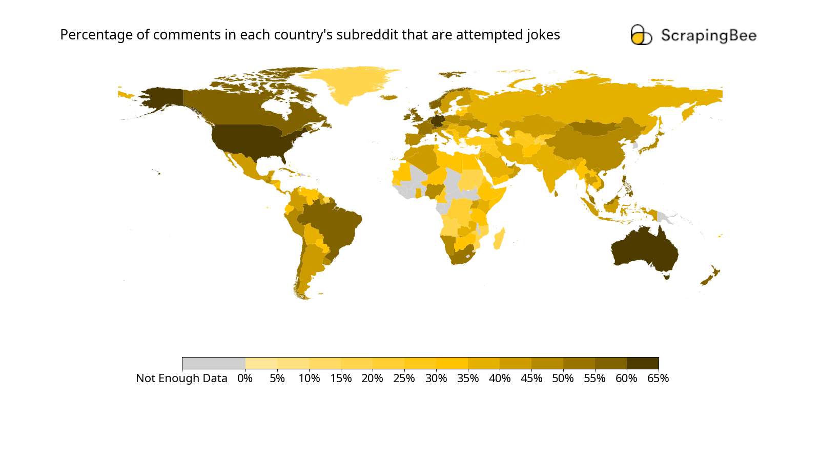 AI and the Art of Reddit Humor: Mapping Which Countries Joke the Most