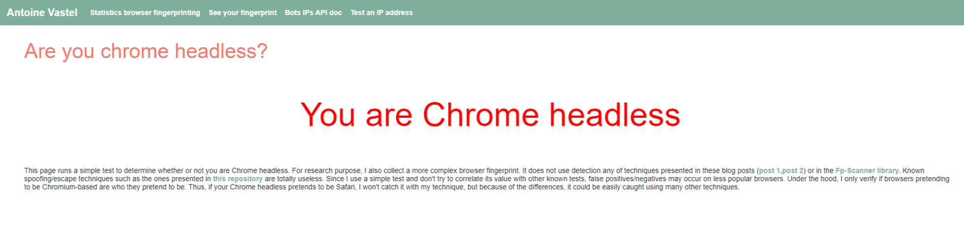 chrome headless