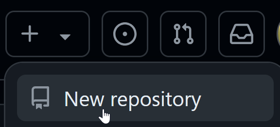 Creating a new repository on GitHub