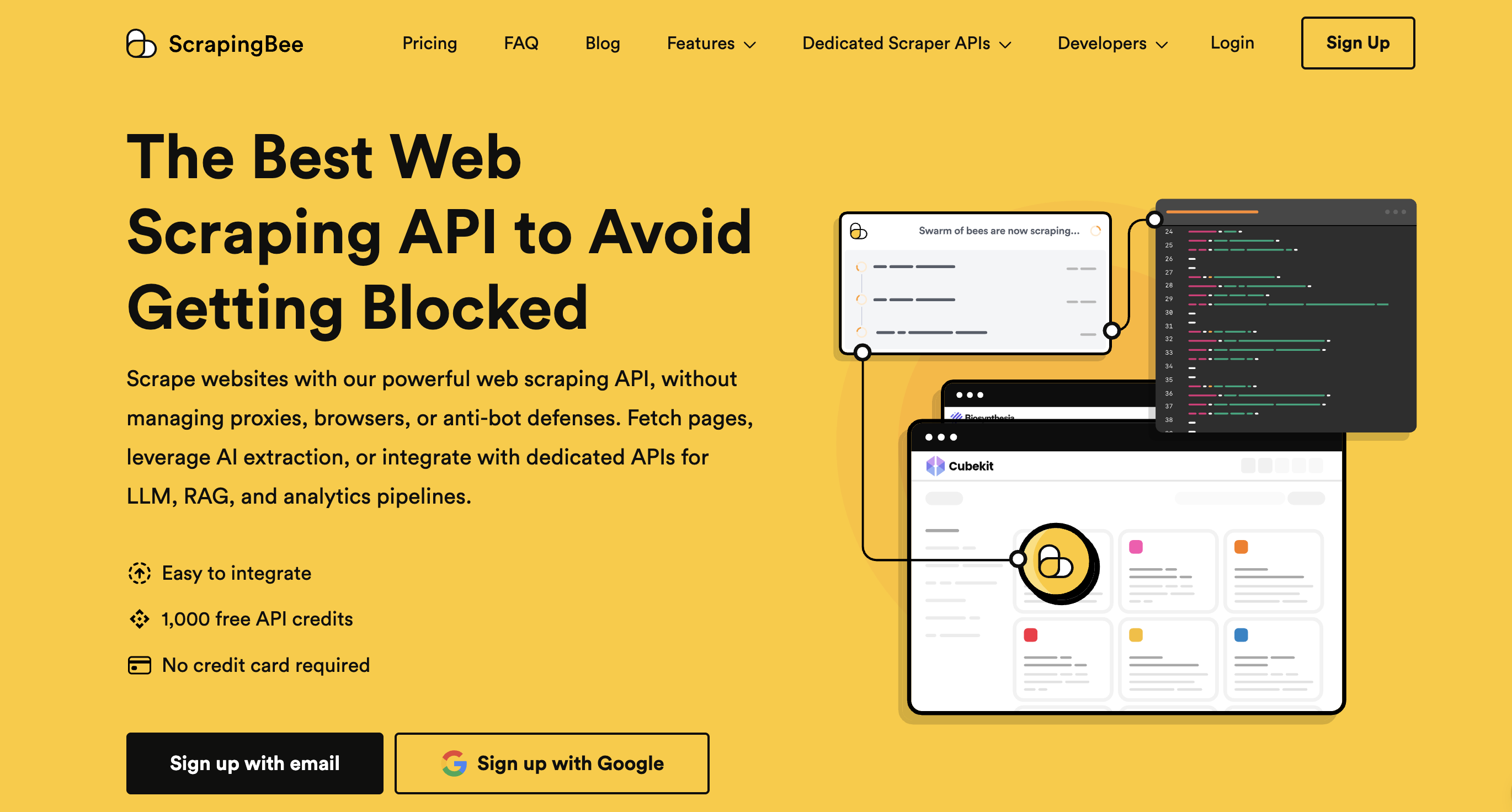 ScrapingBee - web scraping API